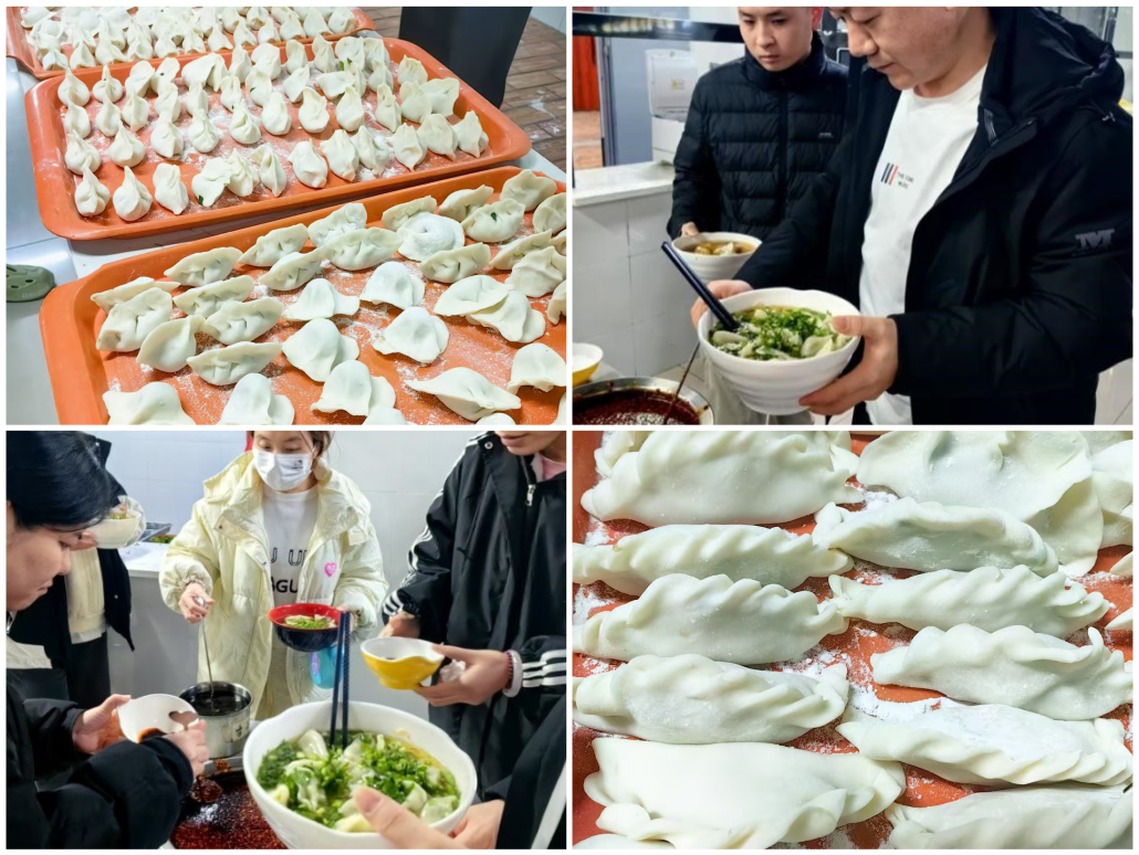OD电竞微电组织冬至节包饺子活动